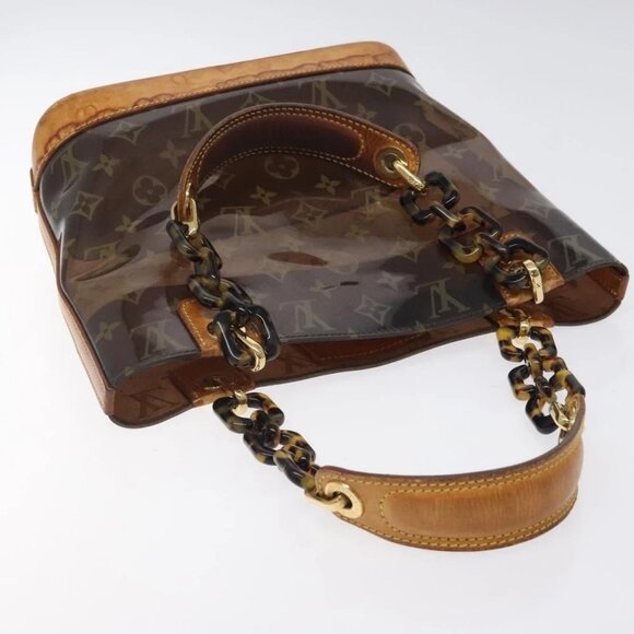 LOUIS VUITTON Monogram Vinyl Cava Amble PM Tote Bag Brown M92502 LV Auth bs25358 - Picture 7 of 14